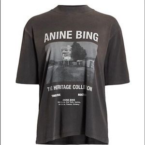 Anine Bing Motel Organic Cotton Graphic Tee & Travel Cup